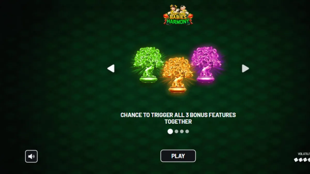 Tampilan visual slot Fortune Babies – Harmony dengan karakter bayi yang menggemaskan dan simbol tradisional Tiongkok.
